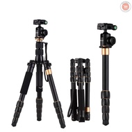 Andoer Portable 5-Section Adjustable Camera Camcorder Video Tripod Detachable Monopod Aluminum Alloy Material with Ball Head Carrying Bag Compatible with Canon   G&amp;M-2.20