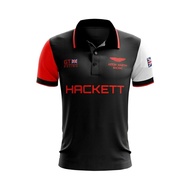 New Jersey Iconic Man polo shirt Short-Sleeved Design Hackett Gt Aston martin