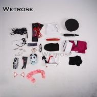 Hot Hololive En Justice New member Raora Panthera Italian Pink Panther Cos Clothing