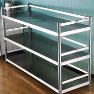 stainless steel kitchen table storage rack oven rak storage shelf multipurpose meja stainless steel 