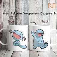 Pokemon Wooper and Quagsire Icon Mug