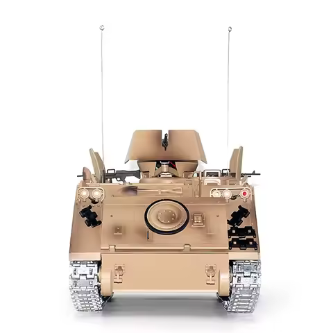 1/16 RC Tank TD M2412-B M113A1 ACAV 360 Turret Rotation Infrared Metal Wheels Gearbox Smoke Unit Rad