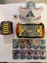 DX 哥查德 腰帶 & 手腕卡盒 Gotchard Driver & 練金 Alchemist Driver (Majade) 連10張原裝卡 Kamen Rider 幪面超人