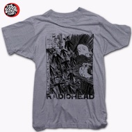 RADIOHEAD SCRIBBLE TSHIRT/ DTG PRINTING/ GILDAN/ ARRIVAL GUIDE