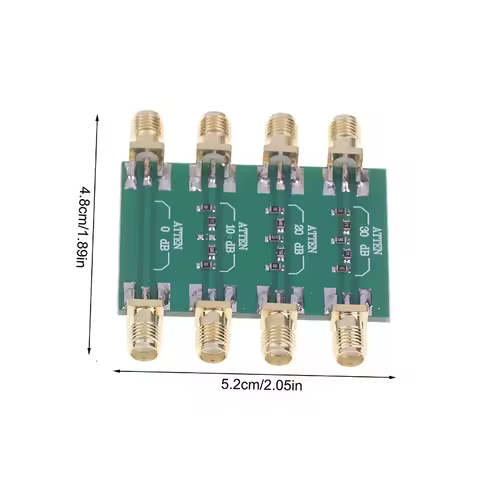 NEW DC -4.0GHz RF Fixed Attenuator SMA Double Female Radio Frequency Fixed Attenuator Module Board A