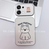New Casing OPPO A6s A6 Pro A18 A38 A58 A78 A98 NFC 5G 4G Ins Trendy Creative Cute Cartoon West Highl
