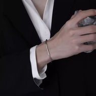 Modern Silver Titanium Steel Snake Bone Bracelet for Men, Summer Couple Bangle, Tarnish-Resistant St