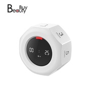 Multi-Hexagon Cube Timer 90-Minute Sensor Digital Timer with LED Screen 7 Set Time Management Tools 
