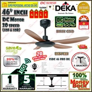 Deka Baby Fan F5DC 46 PRO BG 46 inch Remote Control DC Motor Ceiling Fan 5 Blades Black Gold