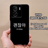 CC21 Flexible rubber softcase for Vivo IQOO Z7x 5G/Calligraphy Motif/case Vivo IQOO Z7x 5G Vivo IQOO