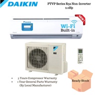 Daikin 2.0Hp Non-Inverter Built-in Wi-Fi Smart Control R32 Air Conditioner FTV-P Series