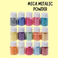 101-128 COLOR MICA POWDER 10g Metallic Powder/ Mica Powder Metallic Powder Pearl/ Shimmer Henna