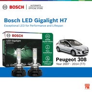 Bosch LED Gigalight 6000K H7 Halogen Headlight Retrofit Bulb + CANBUS for Peugeot 308 T7 - 198730155