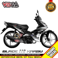 Decal Blade 110 Old Full Body Stiker Motor Blade 110 Full Body Striping Blade 110 Variasi Petronas