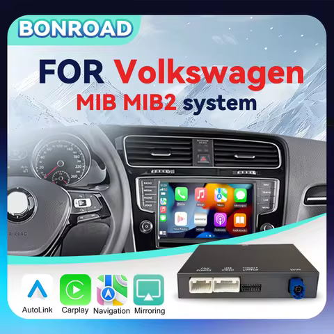 Bonroad Wireless Carplay Android Auto Modulo Box Per VW Volkswagen Skoda Octavia A5 Golf 7 Polo Pass