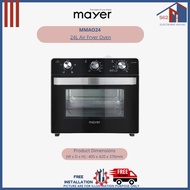 Mayer 24L Air Fryer Oven MMAO24 - The Black Series