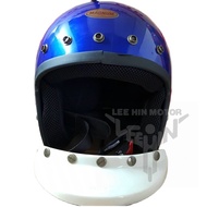 Original Magnum M9 5 Button Helmet Topi Moto with visor (Deep Blue Purple)