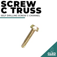 SCREW C TRUSS | SCREW C-CHANNEL TEMBAGA | SKRU ATAP | SKRU BESI BIRU | PACK