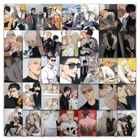 60 Pcs/Set Anime 19 Days ONE DAY Sticker Mo Guanshan, He Tian, Jian Yi, Zhan Zhengxi DIY Diary Scrap