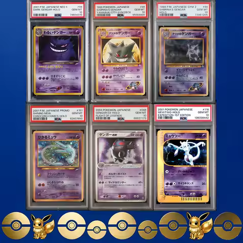 Diy PTCG Rating Collection Card Genggar Compilations Mewtwo Mew Ex Hobby Hobbies Anime Game Collecti