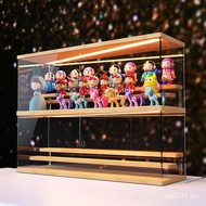 Popmart Display Box LED Model Display Box With Lights Blind Box Storage Display Stand Bubble Mart Display Box Acrylic Display Stand Male Display Box With Lights Blind Box Stand Sto