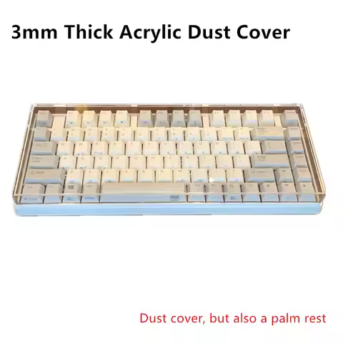 Transparent Dust Cover for Niz Keychron K3 K4 K6 K2 K7 K8 K10 K12 K14 Acrylic Keyboard Dust Cover 61