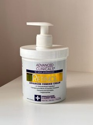 現貨 包順豐櫃 美國 Advanced Clinicals Retinol Advanced Firming Cream 視黃醇A醇身體乳 454g