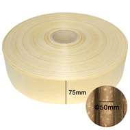 6M Length 75mm Width 50mm Diameter Yellow Collagen Sausage Casing For Homemade Chorizo Pepperoni For