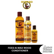 [Expiry 2029] Howard Feed-N-Wax Wood Conditioner 140ML/236ML/473ML (Beeswax & Orange Oil)