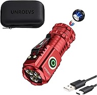 XC01 2550 lumens Mini Flashlight Rechargeable, Super Bright Magnetic Flashlight 5 Modes, Compact Sma