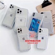 SAMSUNG A72 SOFTCASE CARD CASE CLEAR CARD SLOT CASE SAMSUNG A72