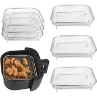 8 inch Air Fryer Racks, Stackable Air Fryer Accessories, Stainless Steel Dehydrator Rack, Durable & 
