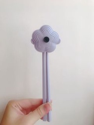 7-11 Le Creuset 餐具 紫色花花鍋 筷子