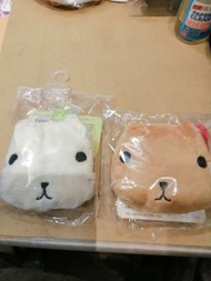 Kapibarasan 日本水豚君吊飾公仔兩個