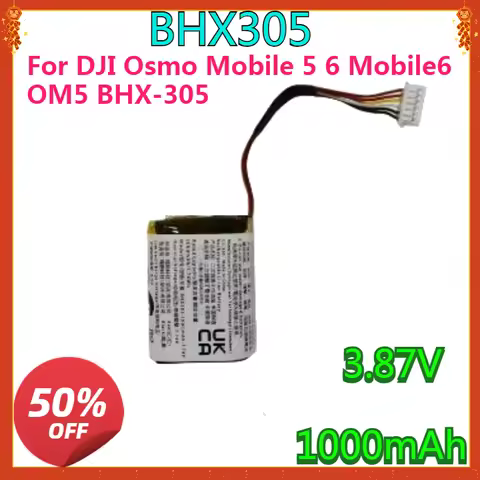 New High Quality Replaceable 1000mAh 3.87V Replacement Battery for DJI Osmo Mobile 5 6 Mobile6 OM5 B