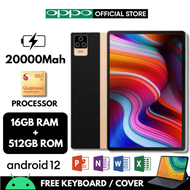 [ FREE GIFT ]2023 NEW 5G OPPO Tablet PC 12 Inch Android 16GB+512GB Dual SIM 4G LTE WiFi 2.4/5G Android 12.0 Tab