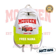 Shoulder Bag // School Bag // Children's Backpack with Mcqueen Picture Character