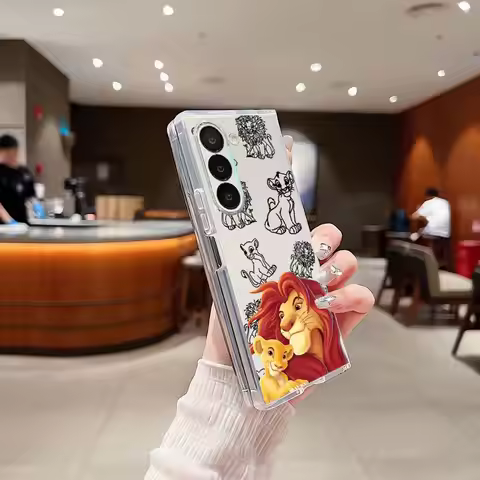 Hard Phone Cover Case for Samsung Galaxy Z Fold 7 6 5 4 3 ZFold5 ZFold4 ZFold6 ZFold3 ZFold7 Disney 