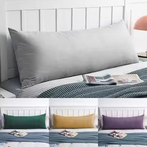 Velvet Comfortable Fit Large Cushion Cover 50x70CM 50x138CM 50x152CM Plush Sleeping Long Pillowcase