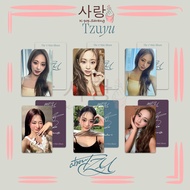6pcs TWICE - TZUYU《RUN AWAY》Card Set Collection Kpop Photocard Kad Foto