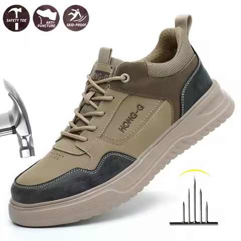 Protection Safety Shoes Indestructible Safety Shoes Lightweight Comfortable Sneakers Construction Sa