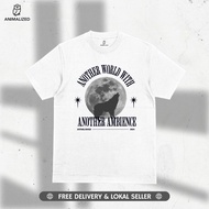Animalized Men's T-Shirt Wolf Shirt Another World With Ambience