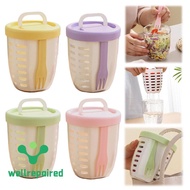 Fruit Cup Portable Salad Cup With Fork Picnic Office Worker Breakfast Yogurt Cup Oat Cup R9k5