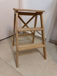 IKEA BEKVÄM 腳踏，櫸木，木梯