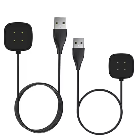 Dock Charger Adapter USB Charging Cable Power Cord for Fitbit Versa 4/3 Sense 2 Smart Watch Versa4 V