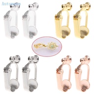 AUTU Earring Converter Replacements for Clip-on Earring Converter with Easy Open Loop