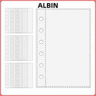 ALBIN A7 Binder Pages, A7 6-Ring Card Protector Sleeves,  Binder Refill