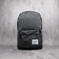加拿大 HERSCHEL SUPPLY CO. 黑灰色格紋帆布 Pop Quiz 背囊