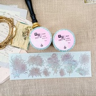 NO.W315I-2A 四君子-菊-粉 Four Gentlemen-Chrysanthemum