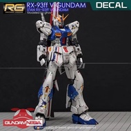 G-REWORK RG RX-93FF Nu Gundam Custom Water Decal